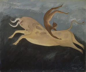 Stier mit kretischem Tänzer, 1987